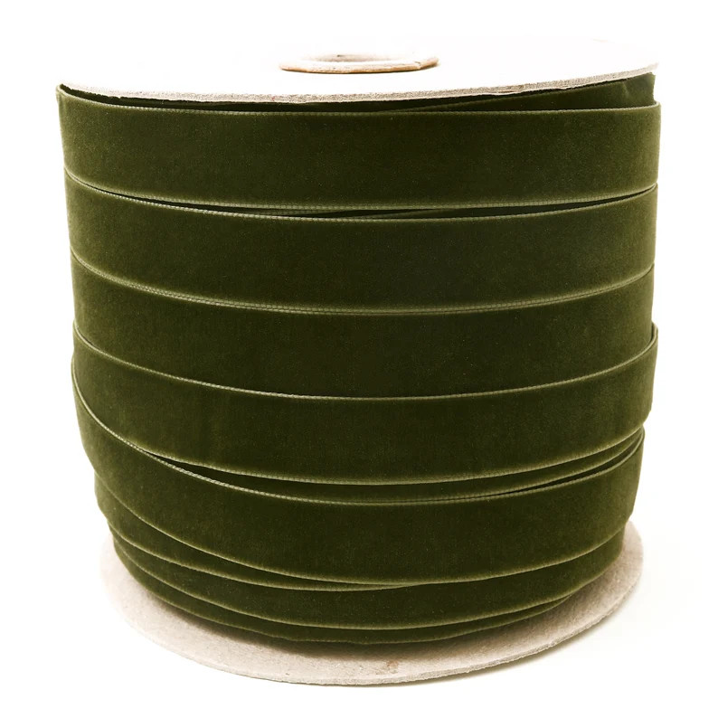 Wholesale Hunter Green Velvet Ribbon | Bulk Hunter Green Velvet Ribbon | Lodengrun Swiss Velvet R... | Etsy (US)