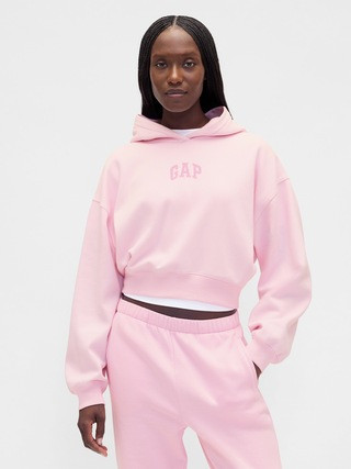 VintageSoft Crop Logo Hoodie | Gap (US)