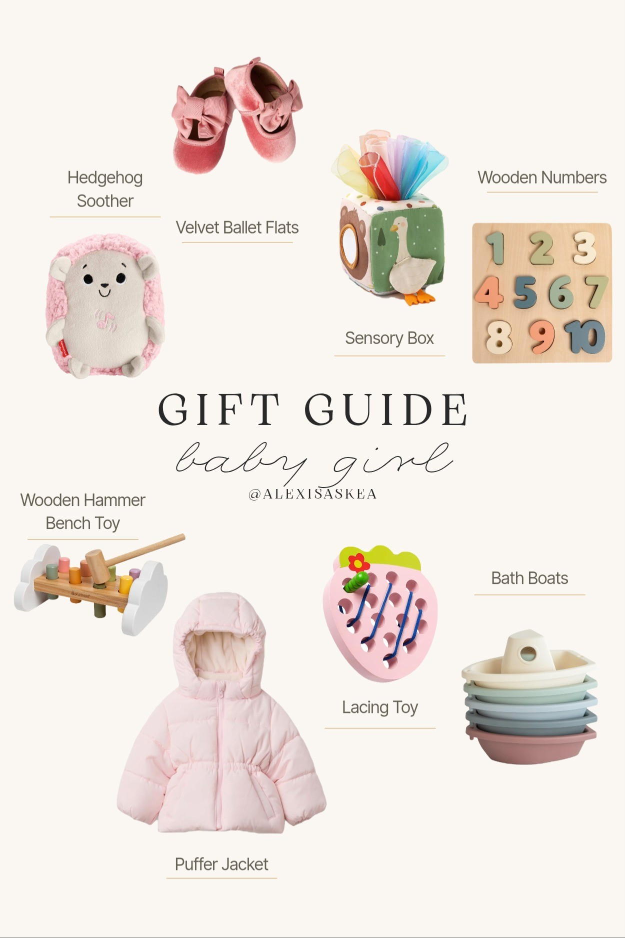 Gift Guide for Baby Girl 🎀 Sensory Toys, Montessori and Wooden Toys, Sofia Grainge x Amazon Essentials, Pink Puffer Jacket

#LTKGiftGuide #LTKBaby #LTKKids