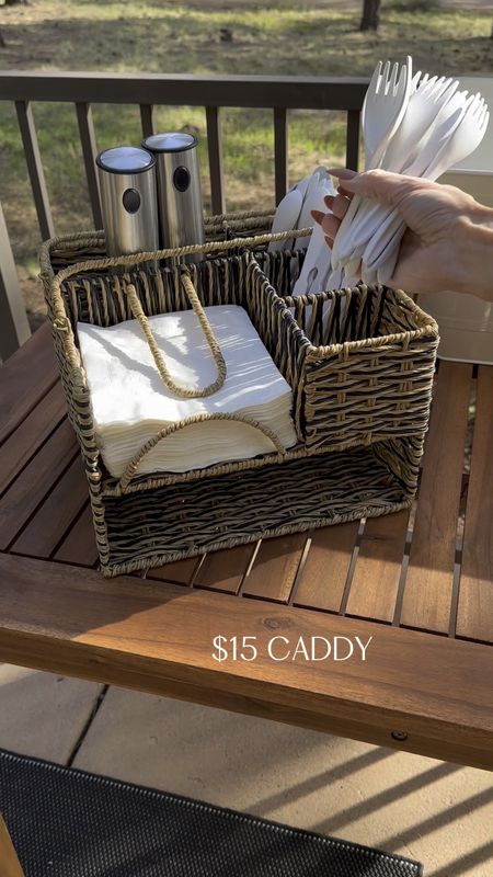 Best of summer outdoor entertaining…a few pieces you’ll need to elevate all your summer get togethers
Under $20
Storage all in one serving caddy 
Galvanized tubs for beverages, snacks, towels and small toys 
4 piece condiment or salsa and dips 



#LTKSeasonal #LTKParties #LTKFindsUnder50