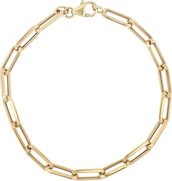 14K Gold Oval Link Bracelet | Nordstrom