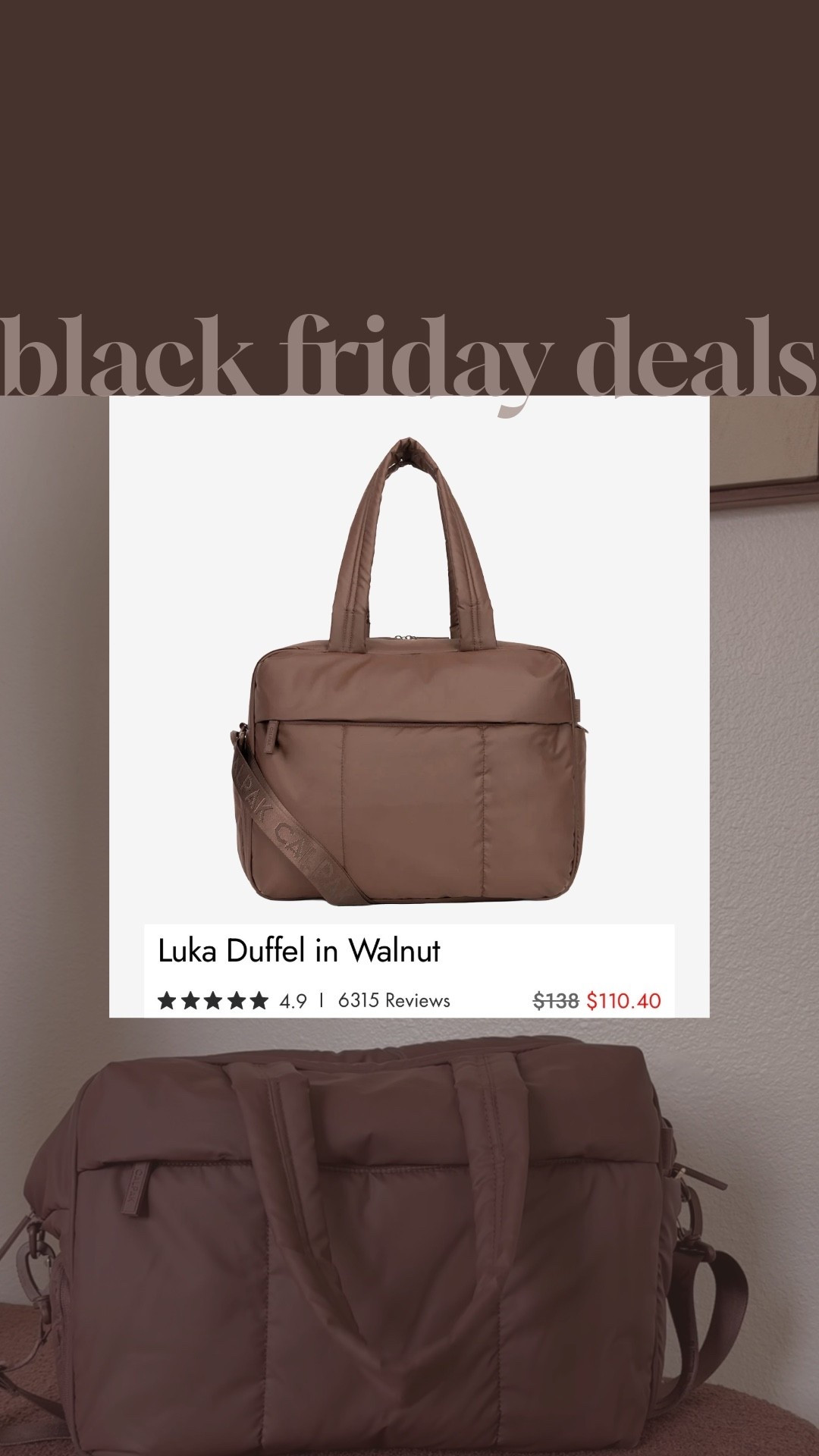 My favorite travel duffel bag is on sale!

#LTKSaleAlert #LTKCyberWeek #LTKTravel