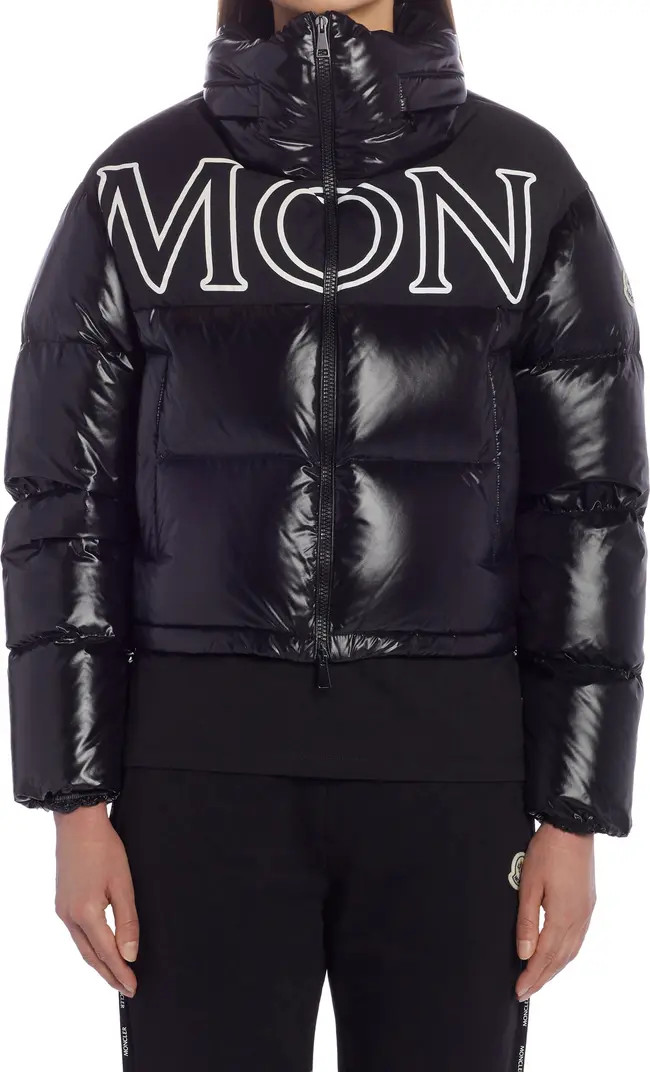 Moncler Gers Logo Quilted Down Jacket | Nordstrom | Nordstrom