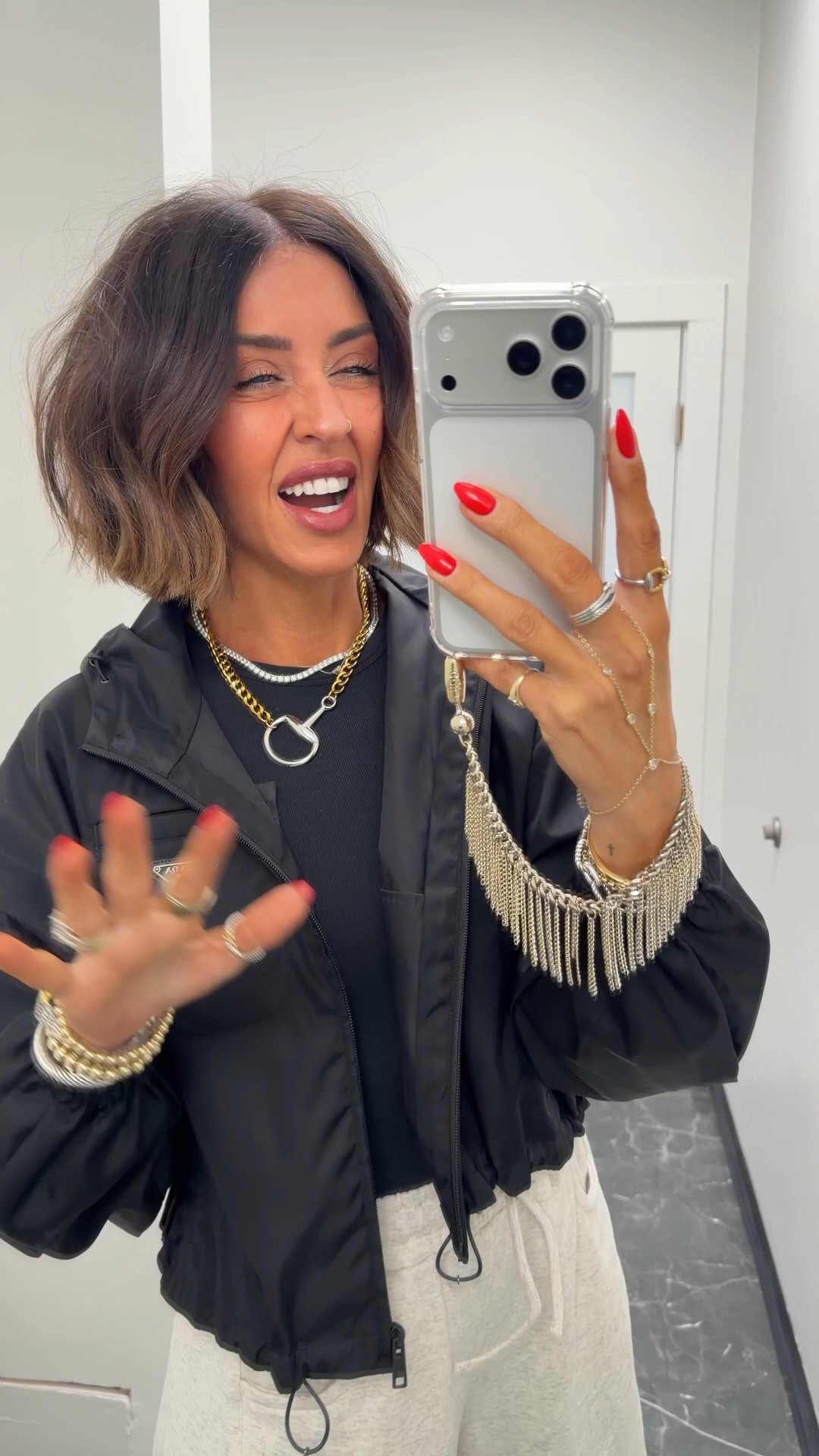 Casual running errands outfit
Shirt - size 4
Sweatpants - size M
Jacket - size 36



#LTKdayinmylife #LTKootd #LTKTall