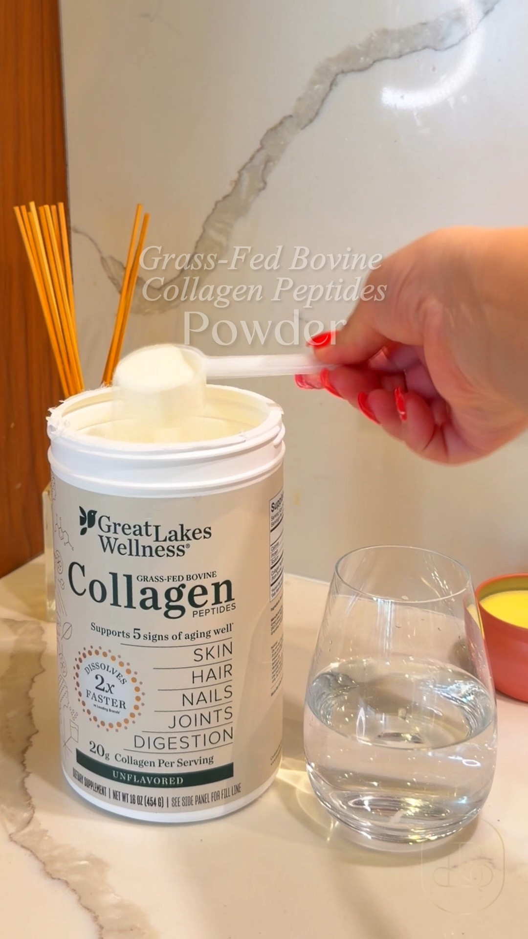Sourced from grass-fed, pasture-raised bovine, this quick-dissolving hydrolysate powder mixes effortlessly into warm coffee, tea, smoothies, or water with zero clumping and no noticeable taste. Ideal for morning wellness routines, healthy aging, skin elasticity, and joint mobility! 🌿 Great buy for your daily health stack to help keep your hair, skin, and body feeling vibrant every day ⚡️ #LTKbeauty #LTKunder30 #CollagenPeptides #GreatLakesWellness #InnerBeauty #WellnessRoutine #HealthyLiving 

#LTKselfcare #LTKBeauty