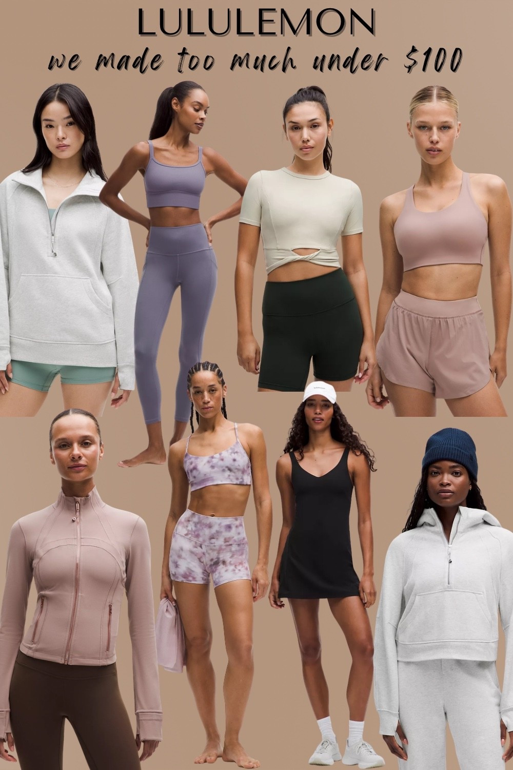 We made too much! 🩷
Popular Lululemon finds on major sale!! ✨


#lululemon
#we made too much 
#sale alert
#deal 
#lulu sale 
#pilates outfit 
#gym outfit
#gym style inspo 
#weekend style
#Athleisure
#comfy casual 
#workout style
#workout outfit 
#scuba hoodie
#high rise leggings 
#softstream  
#sports bra
#quarter zip
#full zip jacket
#tennis dress 
#biker shorts
#leggings 
#define jacket 
#long sleeve top
#align leggings
#wide leg sweatpants 
#cloud bra 
#matching sets
#gift for her
#gift for teens
#gift for mom
#mothers day gift idea
#gift guide
#teen gift idea
#fitness outfit inspo 
#travel outfit inspo 
#ootd

#LTKmomlife #LTKfitnessgoals #LTKSpringSale