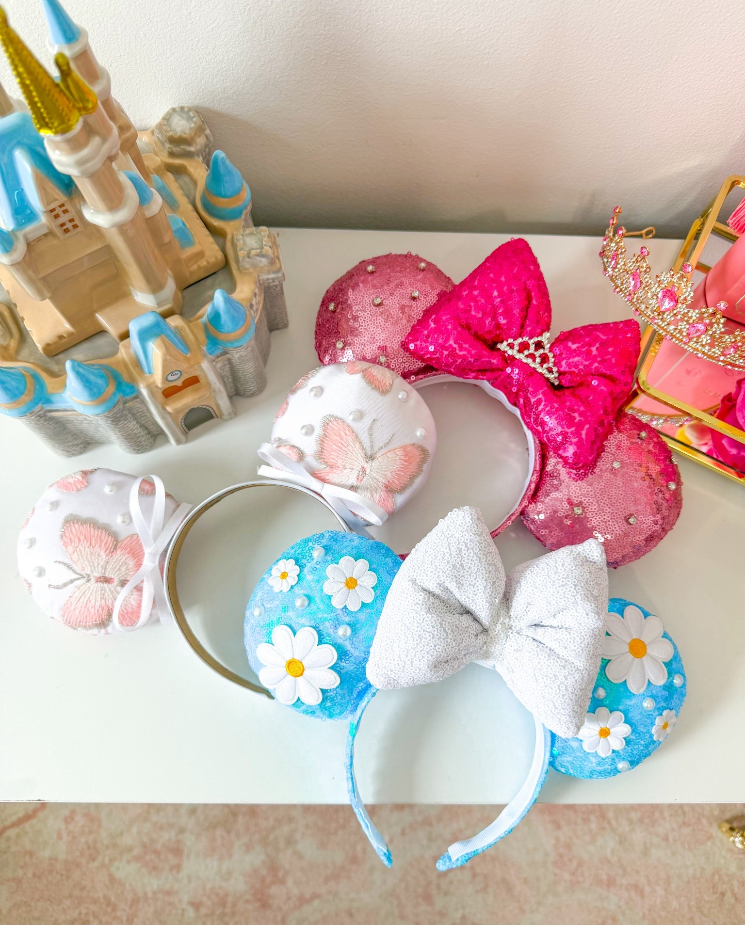 New Disney ears🎀🦋🌸👑