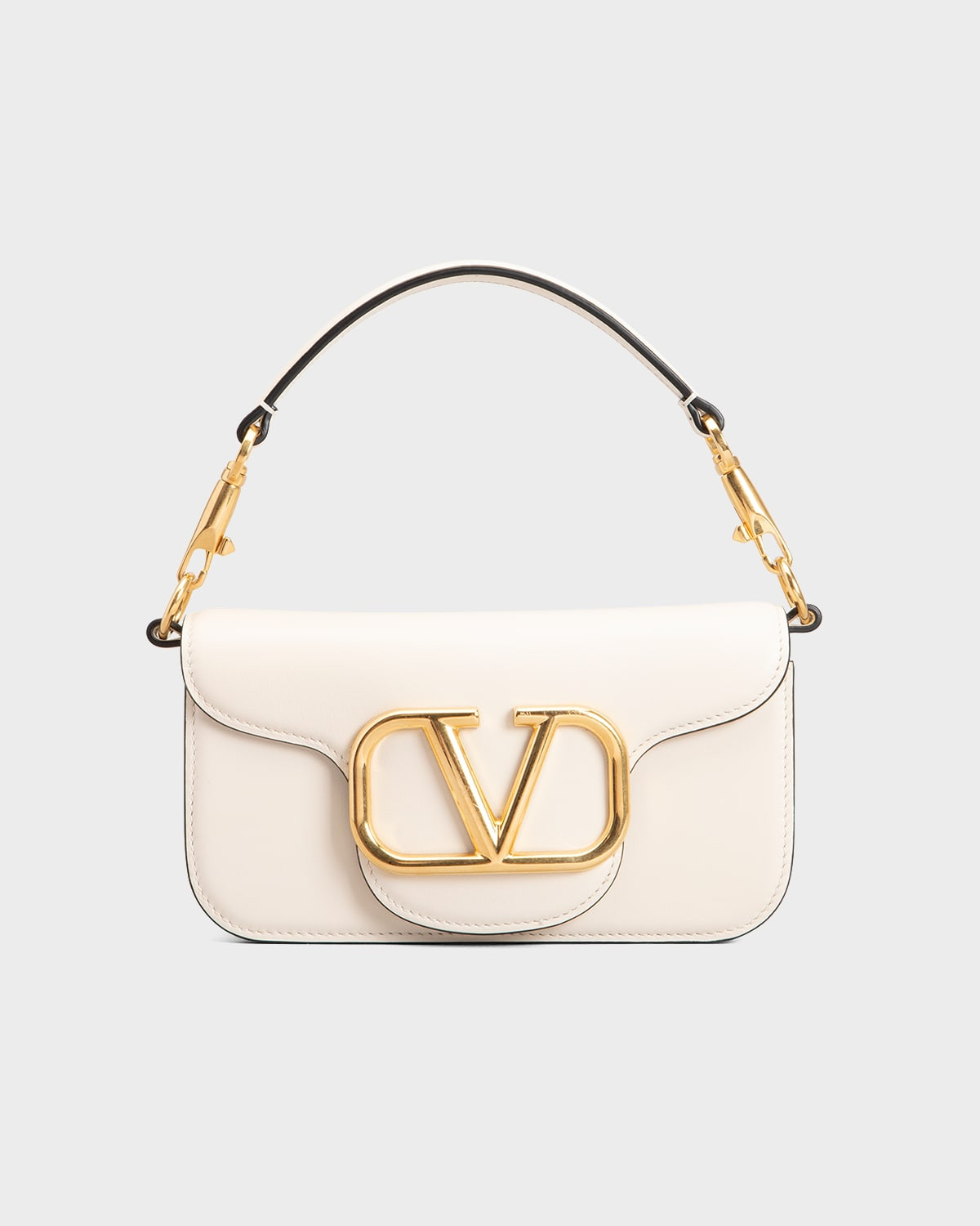 Loco Small VLOGO Calfskin Shoulder Bag | Neiman Marcus