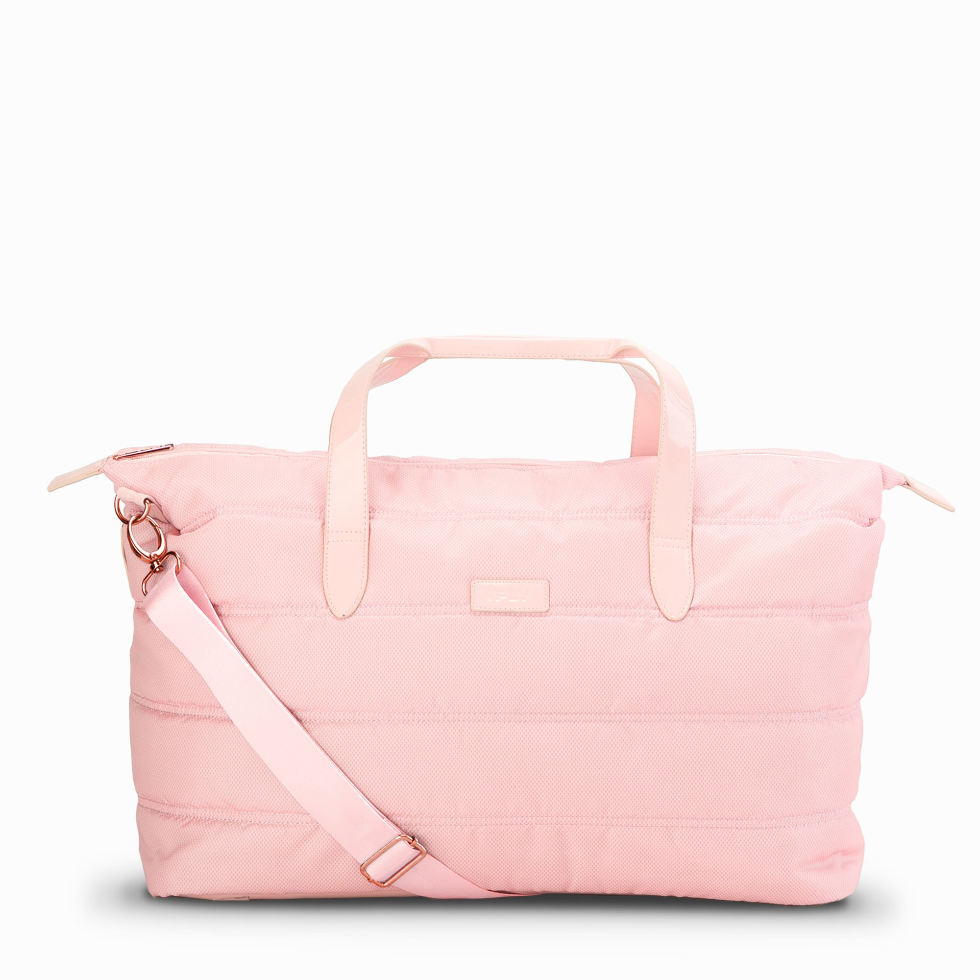 iFLY Travel Weekender Bag with Adjustable Shoulder Strap and Trolley Sleeve Pink | Walmart (US)