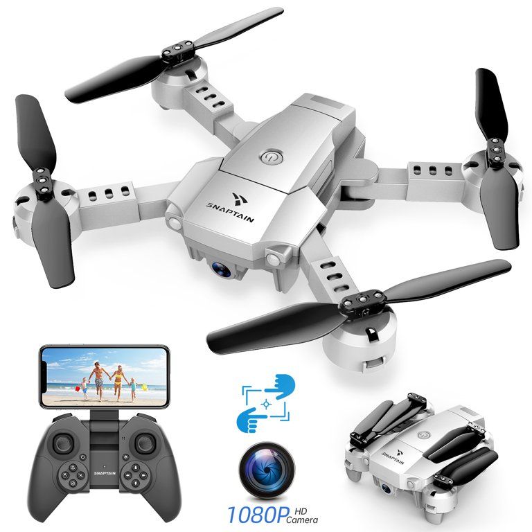 Snaptain A10 1080P Mini Foldable Drone with HD Camera FPV Wifi RC Quadcopter, Voice Control, Gest... | Walmart (US)