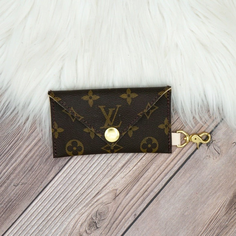Limited Edition Envelope Wallet in Upcycled LV Monogram | Sparkl