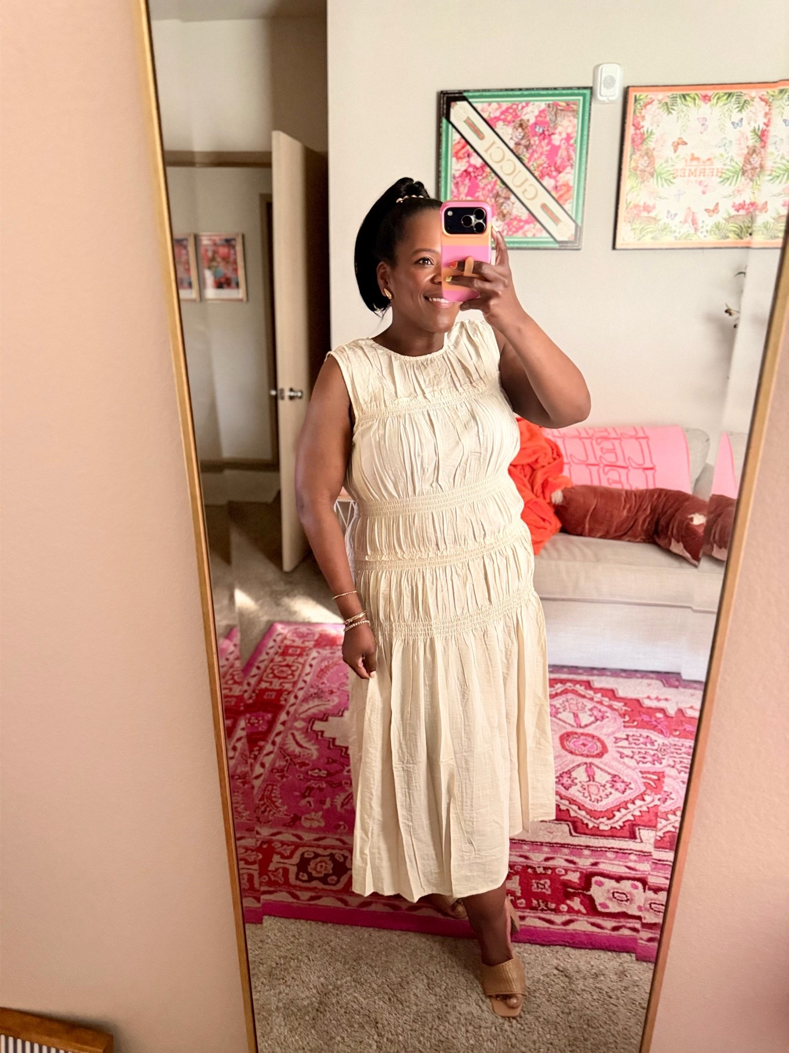 This dress looks so $$$ but it’s from Walmart! Wearing the large.

#LTKgrwm #LTKootd #LTKMidsize