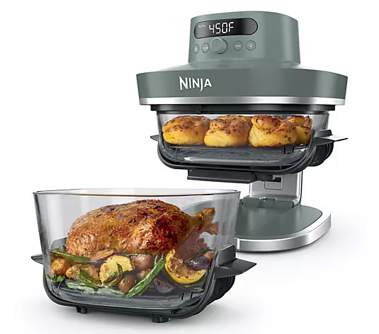 Ninja Crispi Pro 6-in-1 Countertop Glass Air Fryer | QVC