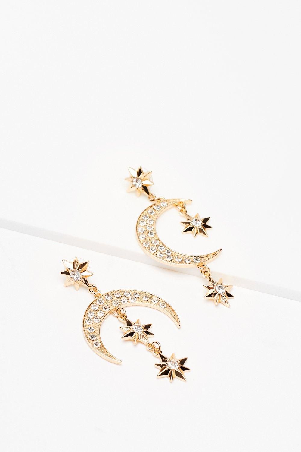 Shoot for the Moon Star Drop Earrings | NastyGal (US & CA)