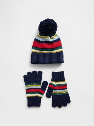 Kids Pom Hat & Gloves Set | Gap (CA)
