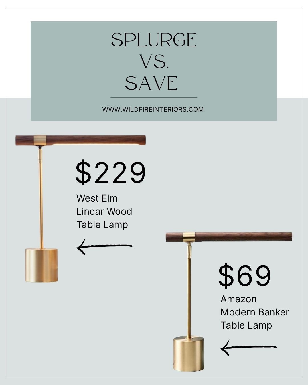 Get the look for less - a slim, minimalistic, wood and brass table lamp


#LTKHome #LTKStyleTip #LTKFindsUnder100