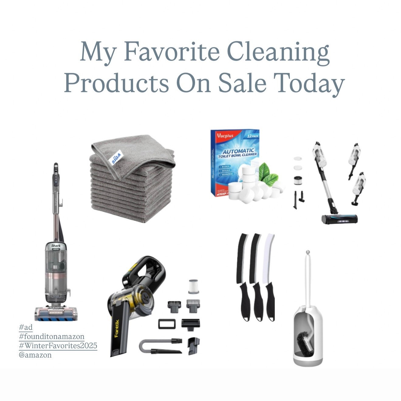 My favorite cleaning products on sale today ✨

#ad
#founditonamazon 
#WinterFavorites2025
@amazon 
