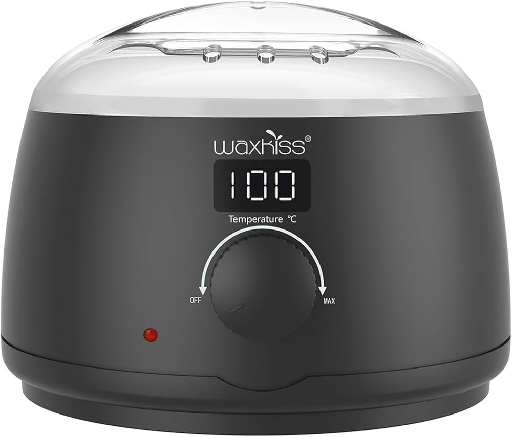 waxkiss Digital Hair Removal Warmer with See-Through Lid and 14oz Pot | Amazon (US)