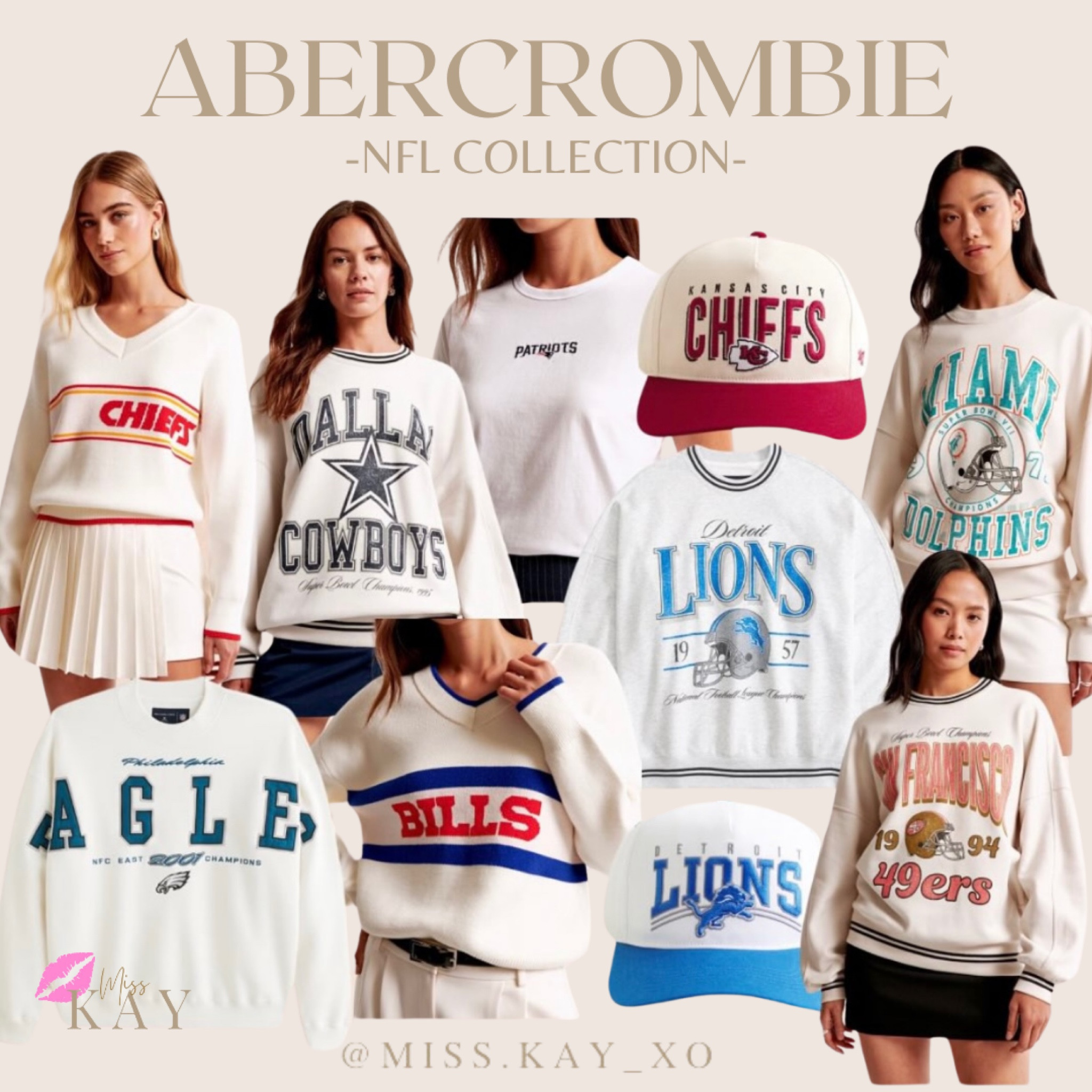 Abercrombies NFL collection is live! So cute and perfect for football season. 

#LTKActive #LTKFindsUnder100 #LTKStyleTip