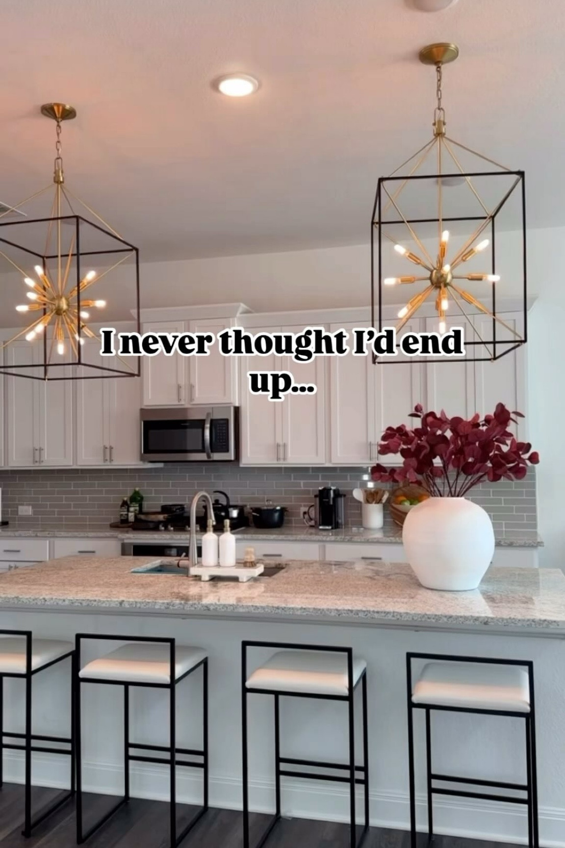 I mean 😂😂 aren’t we all slowly becoming our best versions of our moms! 🙂😂 now in my own home we love changing things up ! And now that fall is here had to bring the dark red/ violet eucalyptus stems I found over at @homesense_us - the sister store to @homegoods

#LTKHome #LTKStyleTip #LTKFindsUnder100