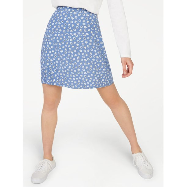 Free Assembly Women's Flutter Mini Skirt | Walmart (US)