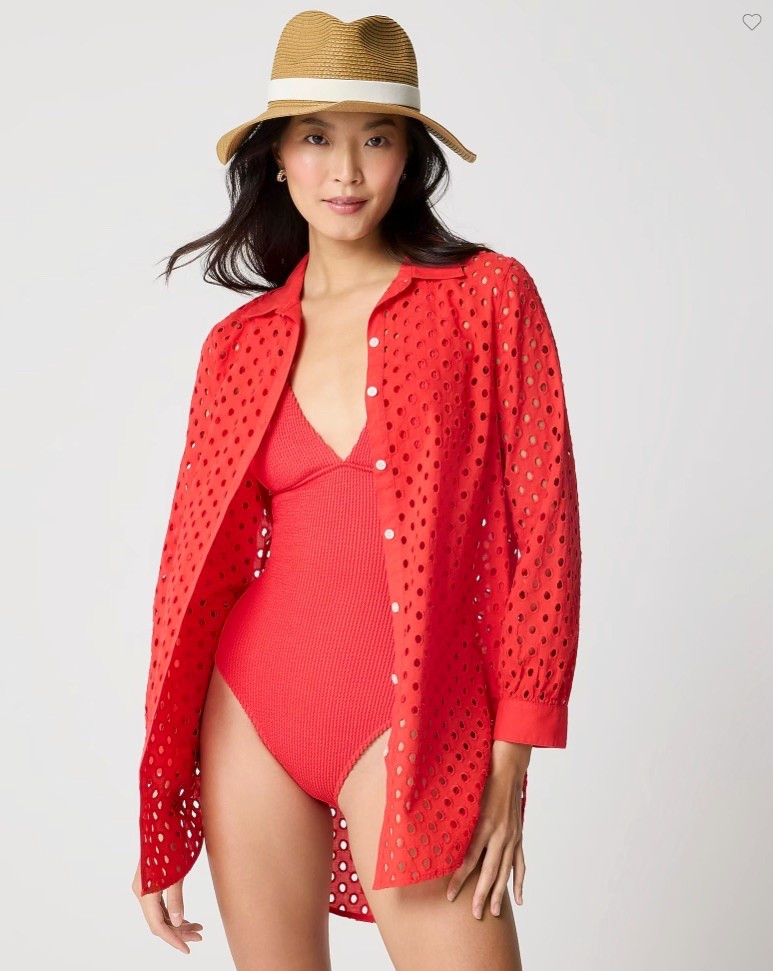 this coverup brings a chic, versatile vibe to beach days, cruises, and casual outings. It has elegant, lightweight fabric and classic design that easily pairs with different outfits and accessories to earn plenty of compliments.  the coverup offers both comfort and a refined look, making it a standout summer staple. It’s a high-quality, stylish option that elevates every vacation wardrobe.

Here’s the matching swimsuit for the cover up. It’s a scrunchie rib line material with plunging v neck 

#LTKmomlife #LTKTravel #LTKSaleAlert