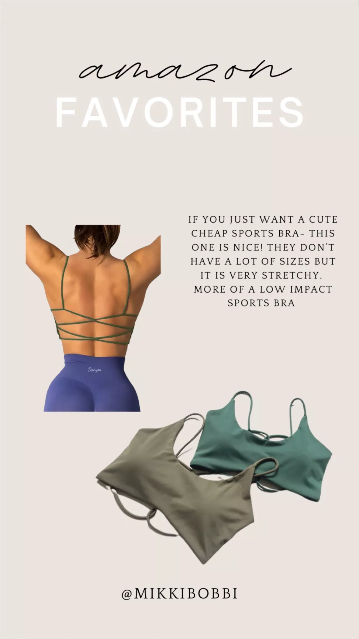 Danysu Backless Sports Bra Soft … curated on LTK