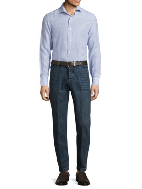 Eleventy - Regular-Fit Button-Down Shirt | Saks Fifth Avenue