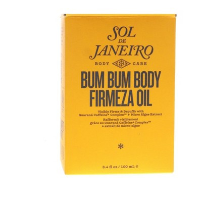 Sol de Janeiro Bum Bum Firmeza Body Oil, Firming and Hydrating Oil for Smooth, Glowing Skin, 3.4 oz | Target