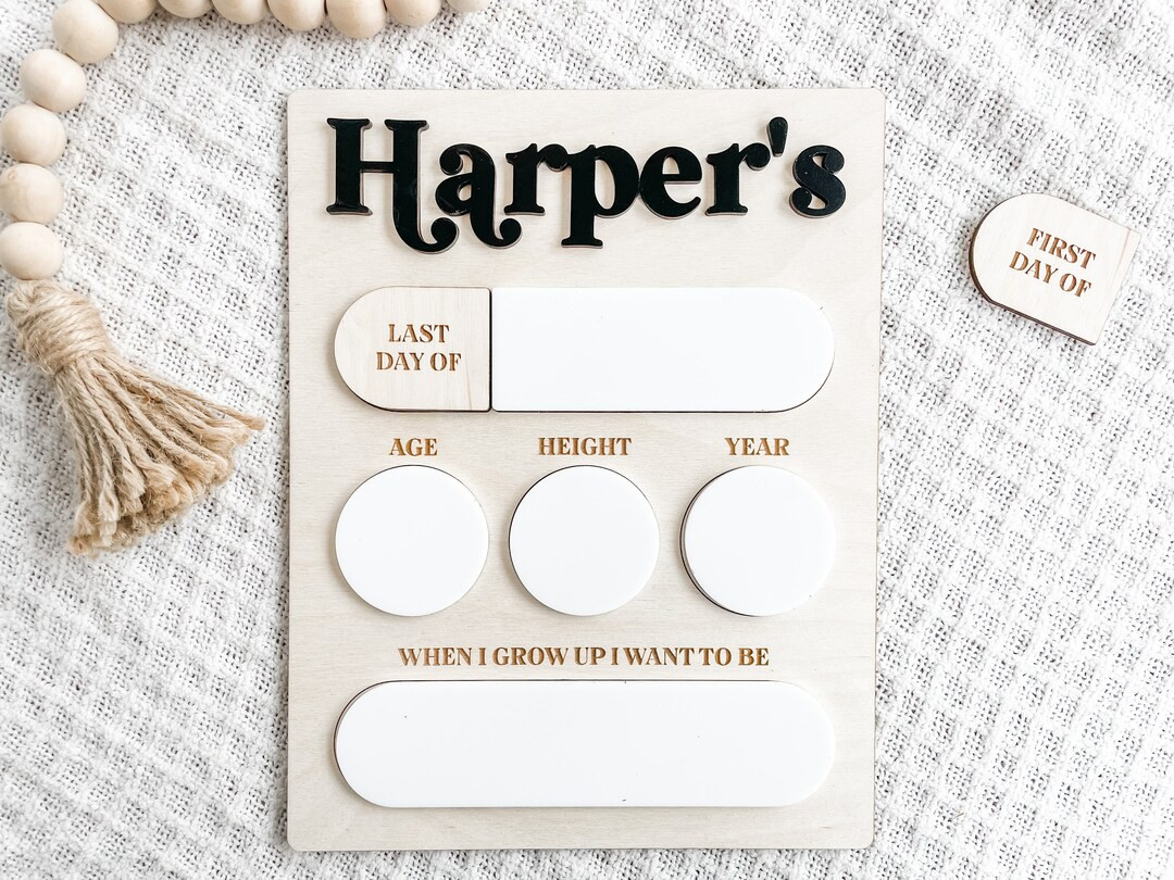 First Day of School Sign, Back to School Sign, Last Day of School Sign, Back to School Photo Prop... | Etsy (US)