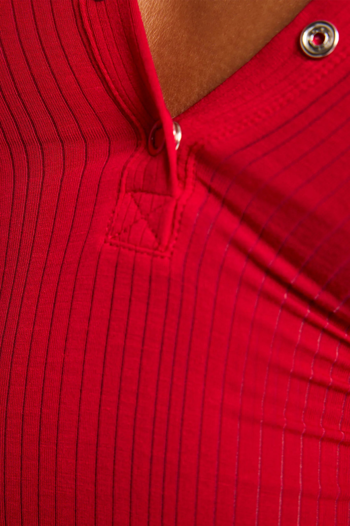 Whipped Henley in Cerise | Negative Underwear