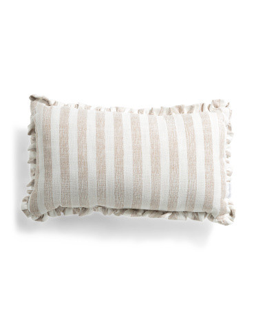 14X24 Cross Dye Cabana Indoor Outdoor Pillow, Polyester/Rayon | TJ Maxx