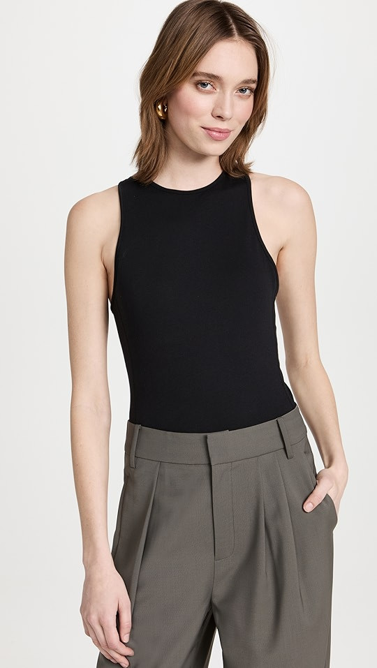 Tibi Crewneck Tank Bodysuit | SHOPBOP | Shopbop
