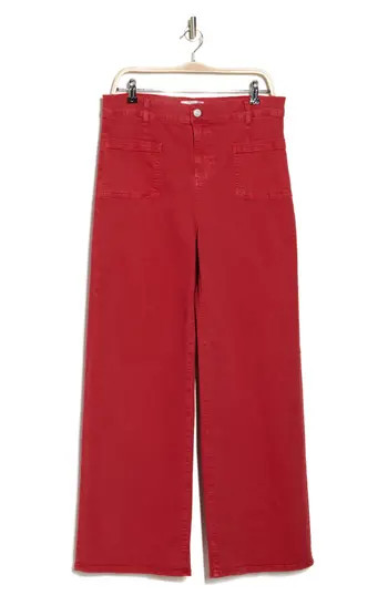 FRAME Le Slim Palazzo Pocket High Waist Wide Leg Jeans in Lantern at Nordstrom Rack, Size 31 | Nordstrom Rack