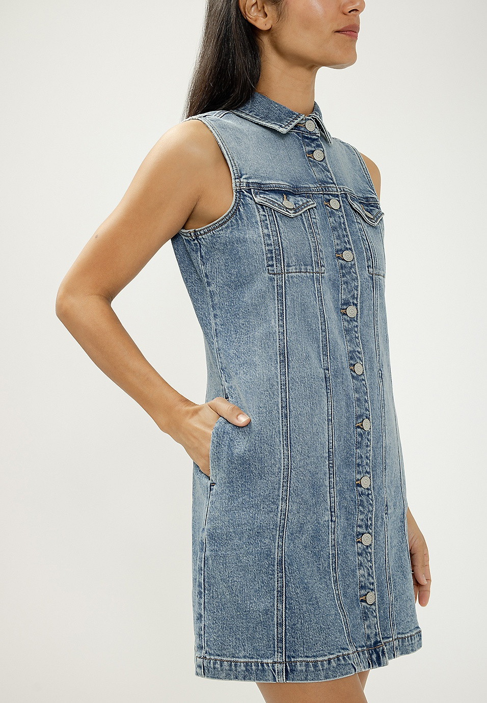 Silver Jeans Co.® 90s Denim Mini Dress | Maurices