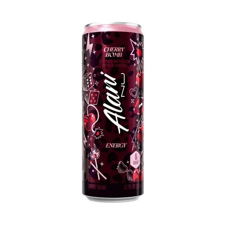 Alani Nu Energy Drink, Cherry Bomb 12 fl oz Single Can | Walmart (US)