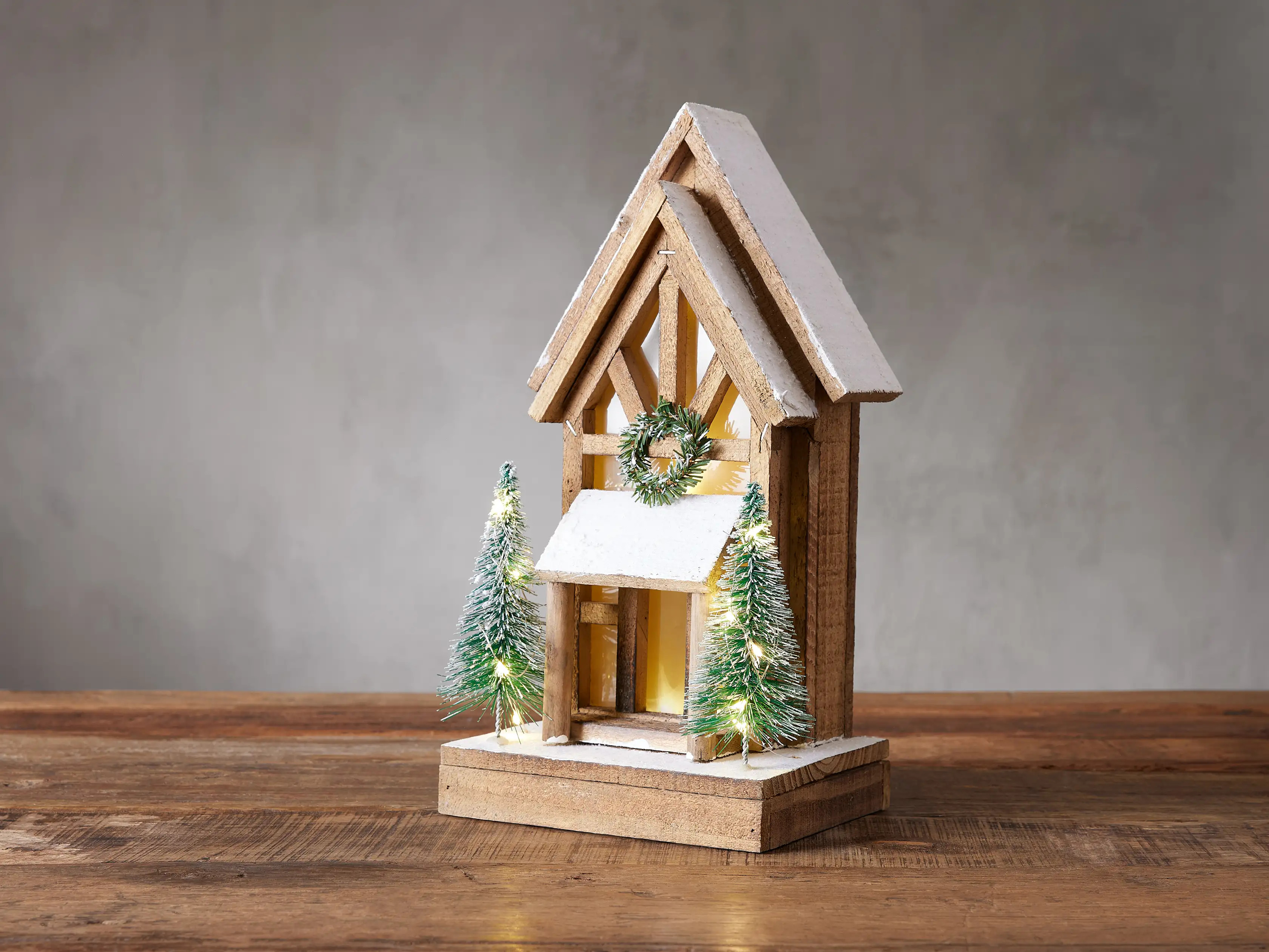 Rustic Lit Cabin | Arhaus