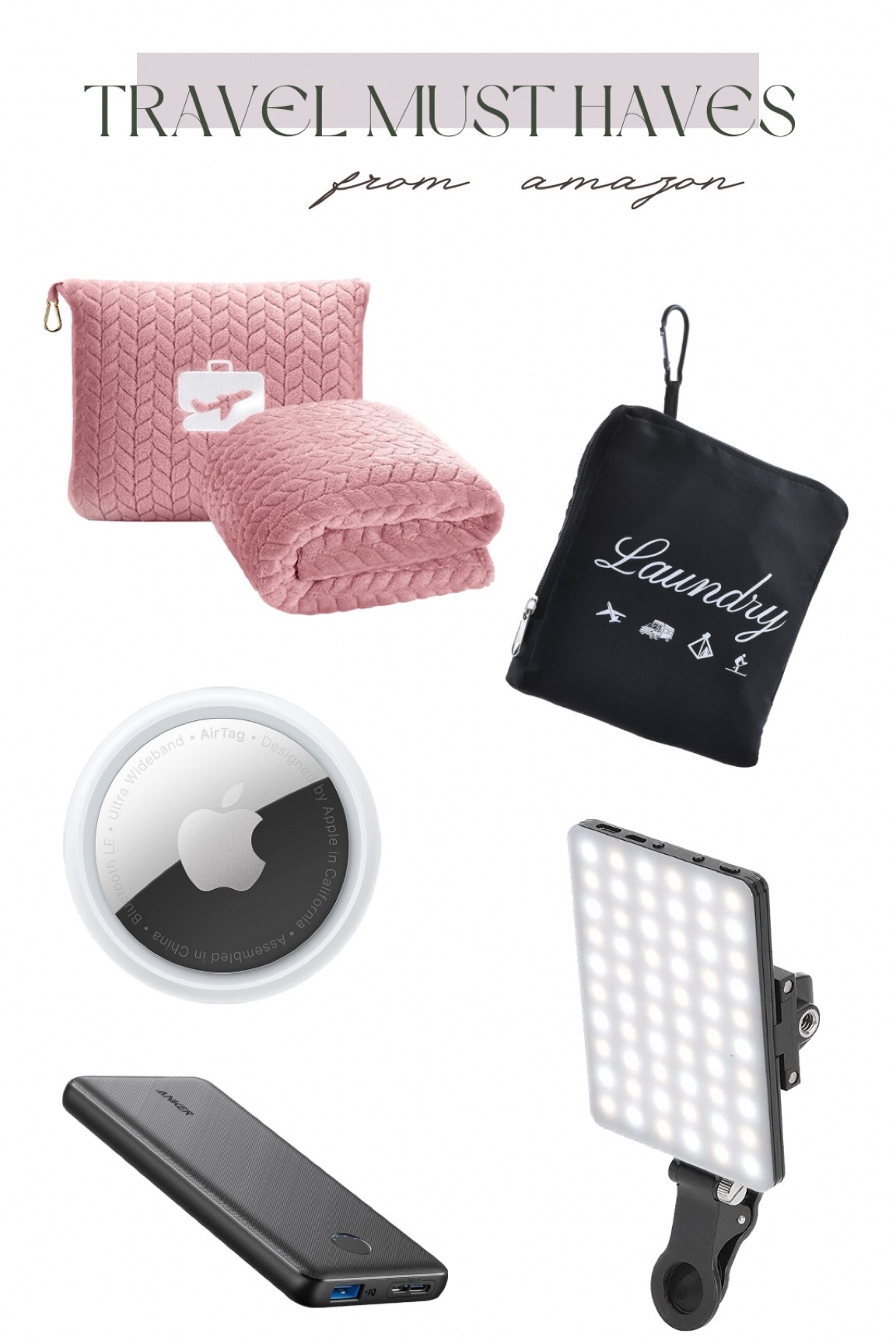 Travel necessities, travel finds on Amazon, travel must haves, travel blanket, travel pillow, travel hacks, Amazon finds, affordable on Amazon 

#LTKtravel #LTKfindsunder100 #LTKfindsunder50
