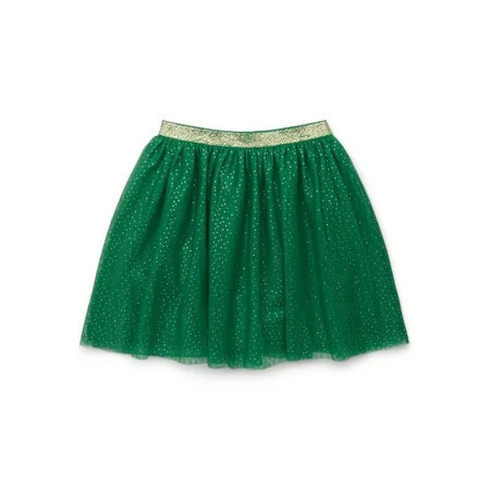 St. Patrick s Day Girls Glitter Pixie Mesh Skirt from Way to Celebrate Sizes 4-18 | Walmart (US)