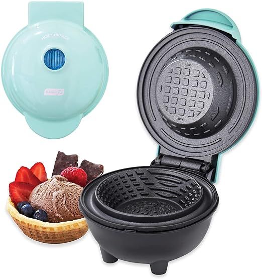 DASH Mini Waffle Bowl Maker for Breakfast, Burrito Bowls, Ice Cream and Other Sweet Desserts, Rec... | Amazon (US)