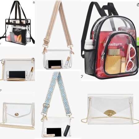 Stadium approved clear bags from Amazon 


#LTKitbag #LTKfindsunder50 #LTKstyletip