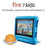 Fire 7 Kids tablet, 7" Display, ages 3-7, 16 GB, Blue Kid-Proof Case | Amazon (US)