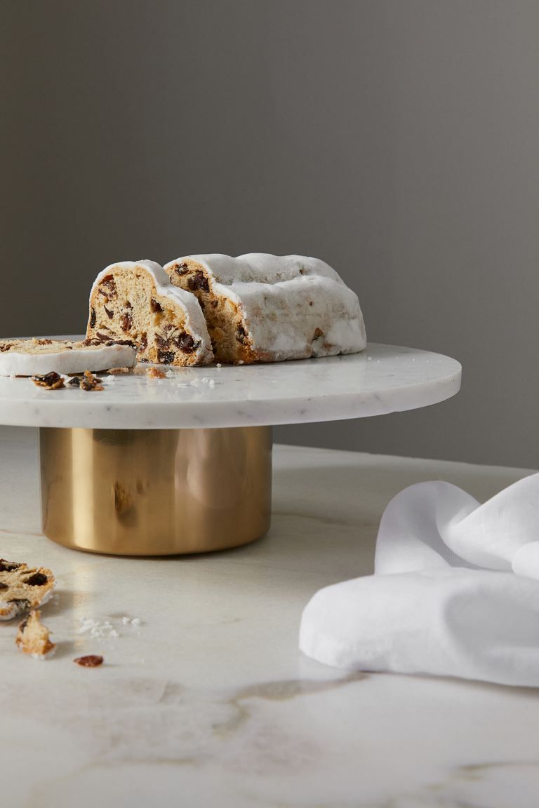 Marble Cake Stand - White/marble - Home All | H&M US | H&M (US + CA)