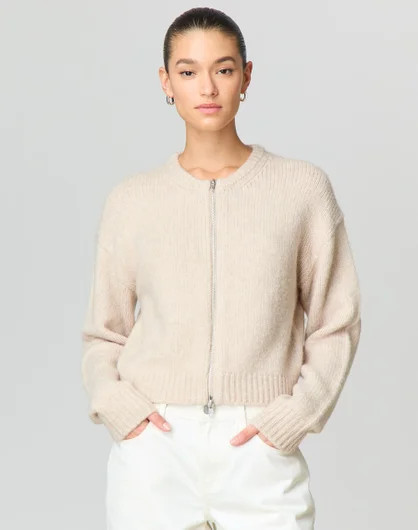 Cosy Knit Zip Up Cardigan | Glassons (Australia)