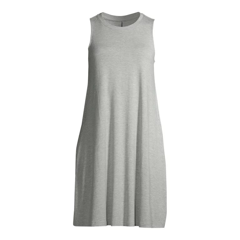 Time and Tru Women's V-Neck Peasant Dress | Walmart (US)