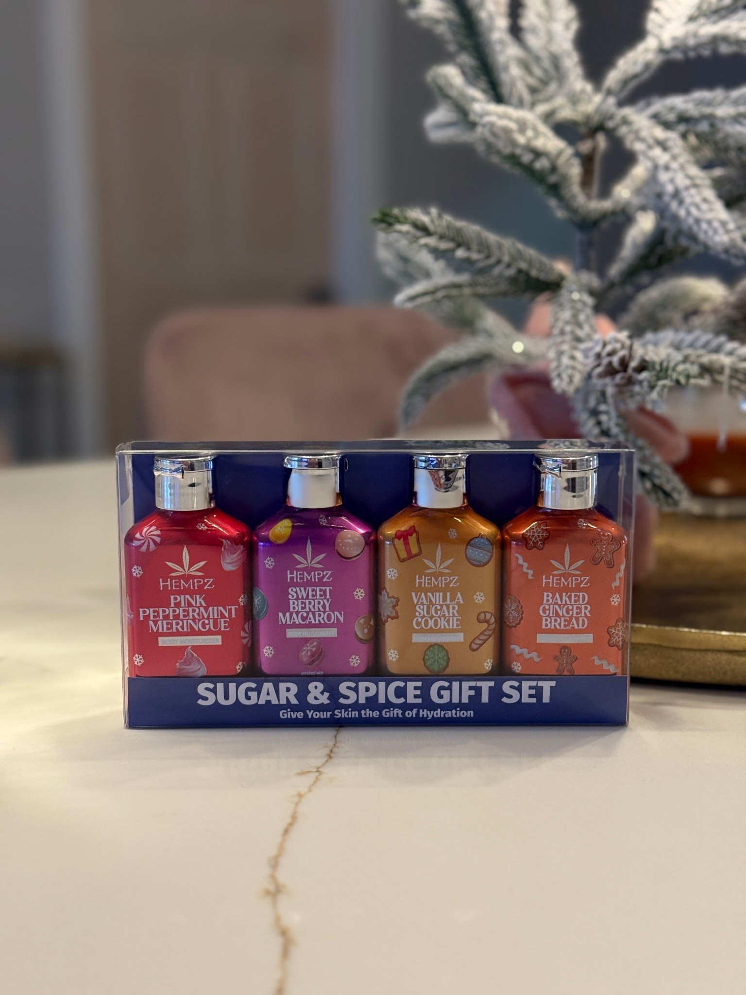 The cutest little holiday hydration set. Four festive scents, travel-friendly, and perfect for stockings, teacher gifts, or tossing in your bag. Linking this Hempz Sugar & Spice set from Target! 🎄✨

#LTKHoliday #LTKGiftGuide #LTKBeauty