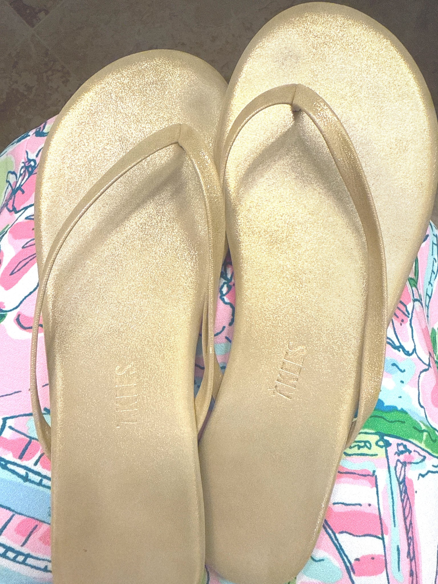 I have worn these metallic sandals on repeat this entire week. They can be dressed up or down and are so comfortable!

#LTKSeasonal #LTKTravel #LTKOver40