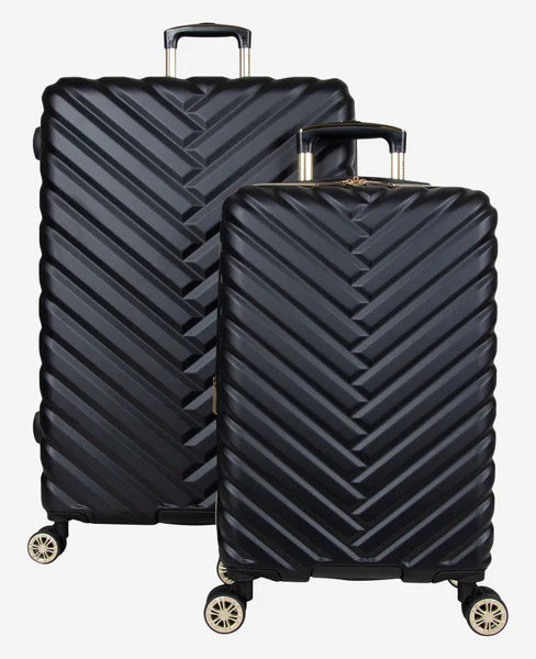 Madison Square 2-Piece Chevron Expandable Carry-on and Checked Hardside Luggage Set | Kenneth Cole