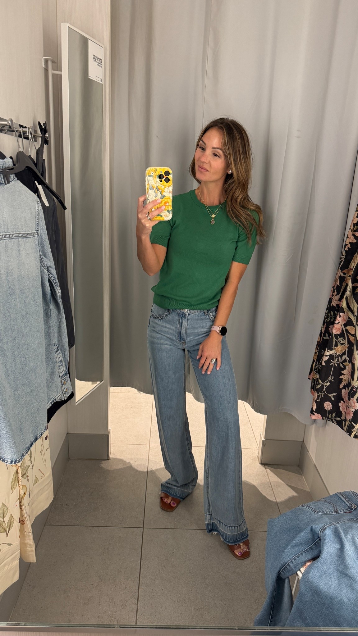 Wearing a small in top &amp; jeans! 

#LTKStyleTip #LTKFindsUnder50 #LTKWorkwear