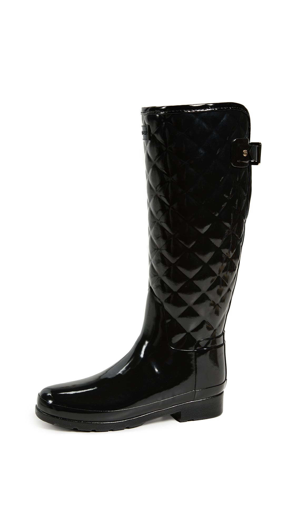 Hunter Boots Refined Gloss Quilt Tall Boots | Shopbop